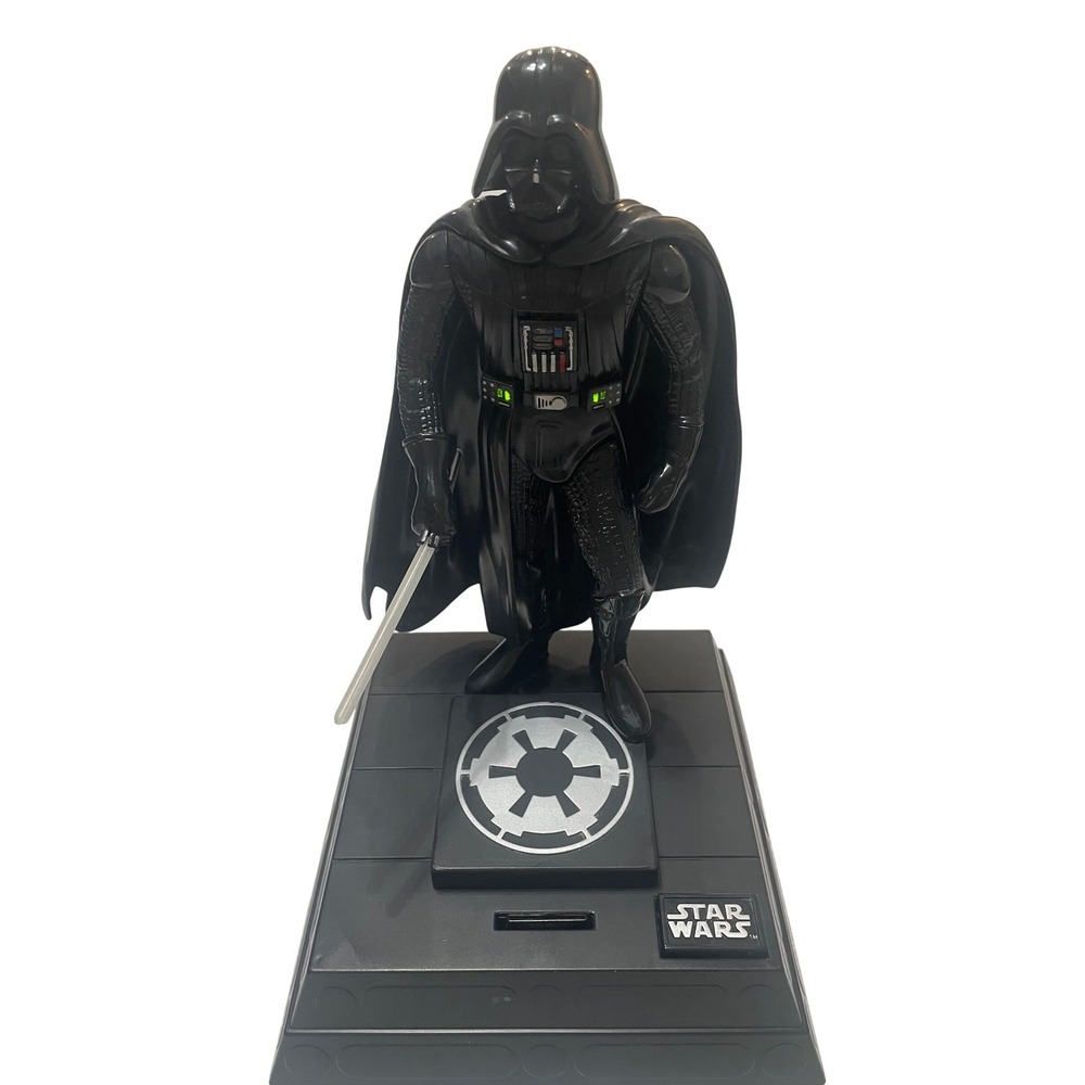Star Wars Darth Vader Light Up Sound Action Figure Bank 1988 READ!